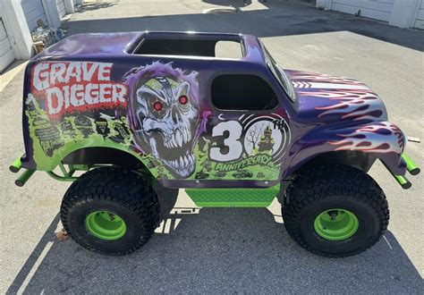 mini grave digger go kart|carter monster grave digger go kart.